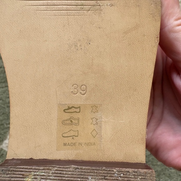 Anthropologie Pilcro Red Fisherman Sandals - Picture 5 of 7